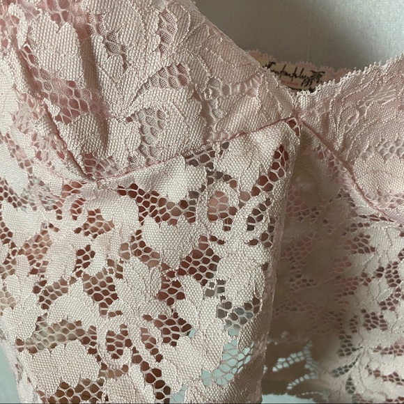 FREE PEOPLE NEW WITH TAGS PINK BRALETTE BRAMI - Picture 3 of 6